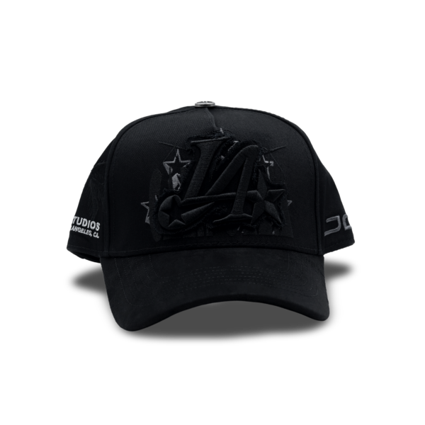 JC HATS STAR BLACK