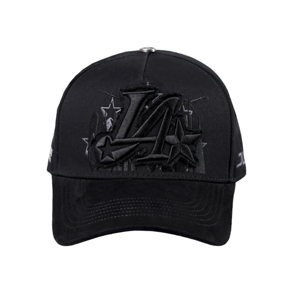 JC HATS STAR BLACK