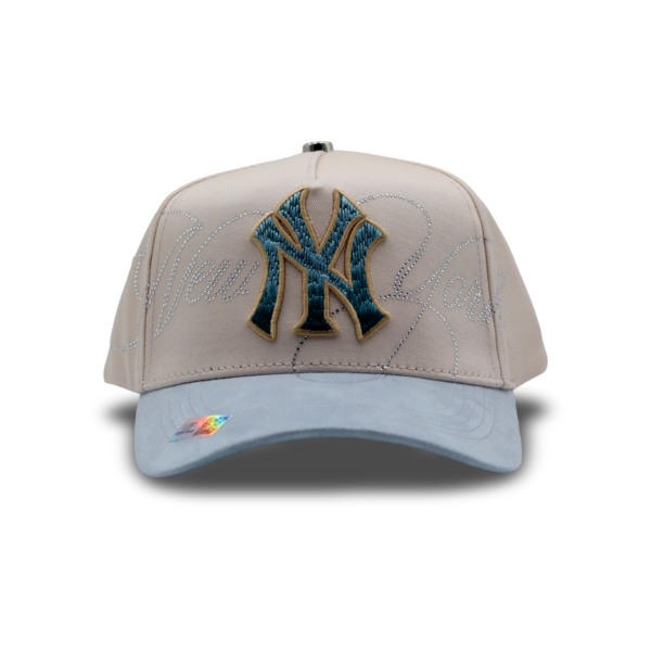 CAPS FANS | NY CRYSTALS LIGHT BLUE | GORRA