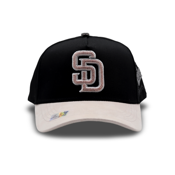 CAPS FANS | SAN DIEGO CRISTALES BLACK | GORRA
